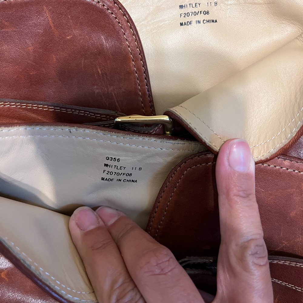 Coach equestrian boots, perfectly loved, distressed, & preserved. - Picture 4 of 5